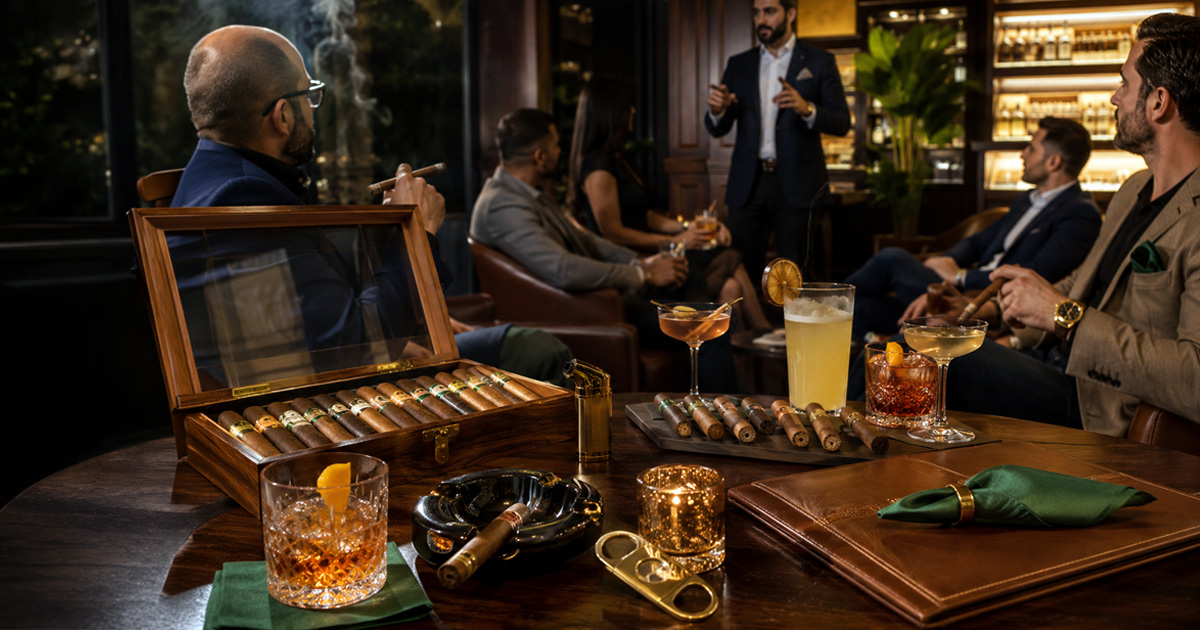 cigar cocktail pairing events